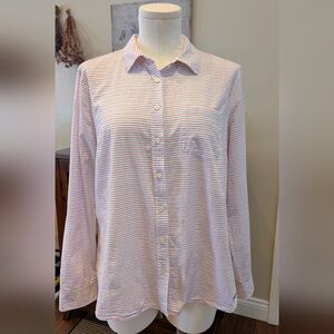 Striped Button-Up Men's Shirt